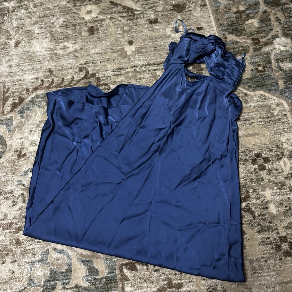 Women's Maxi Dress Princess Polly US 0 Navy Blue Tube Strapless